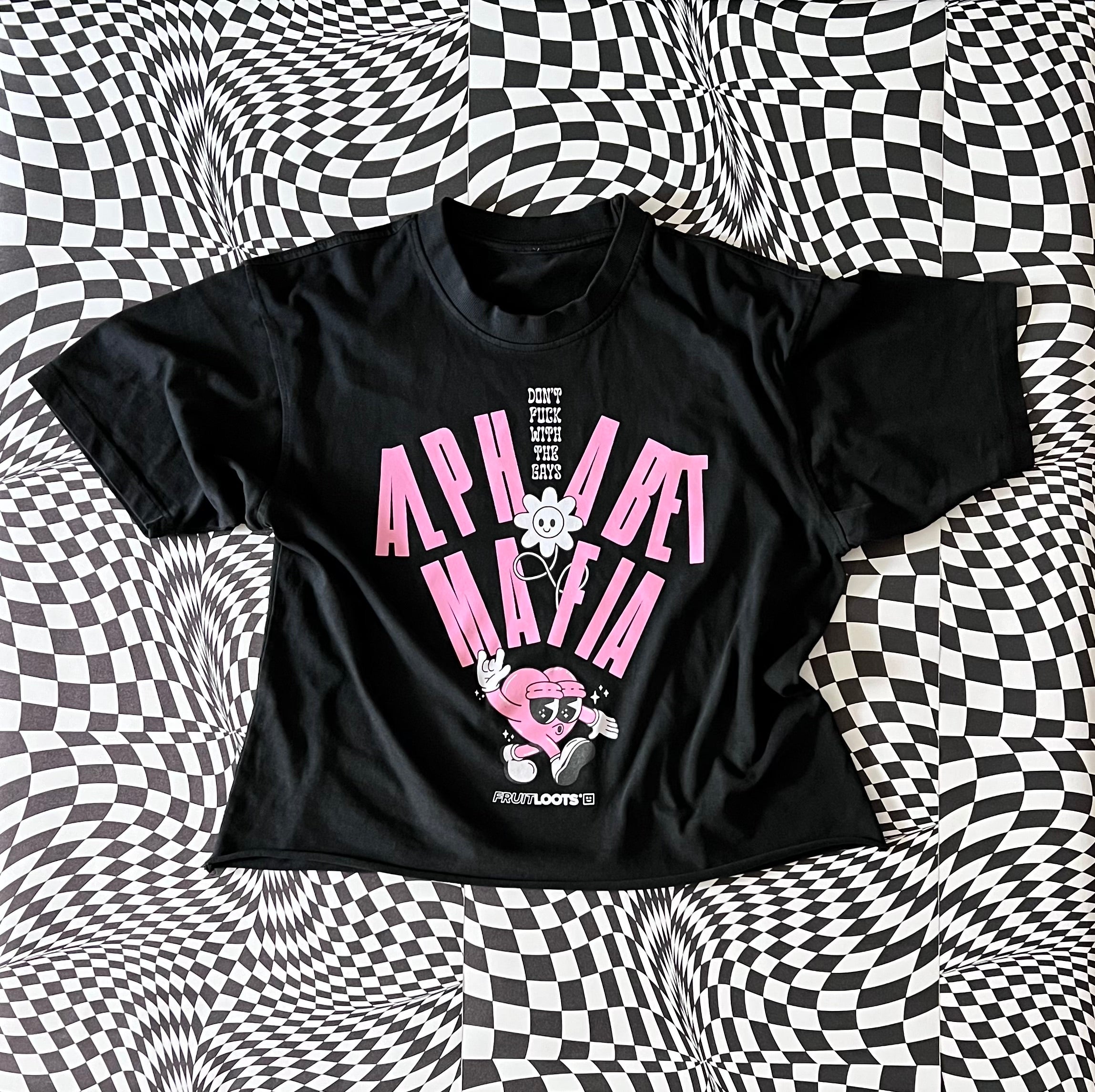 'ALPHABET MAFIA' CROPPED TEE BY FRUITLOOTS