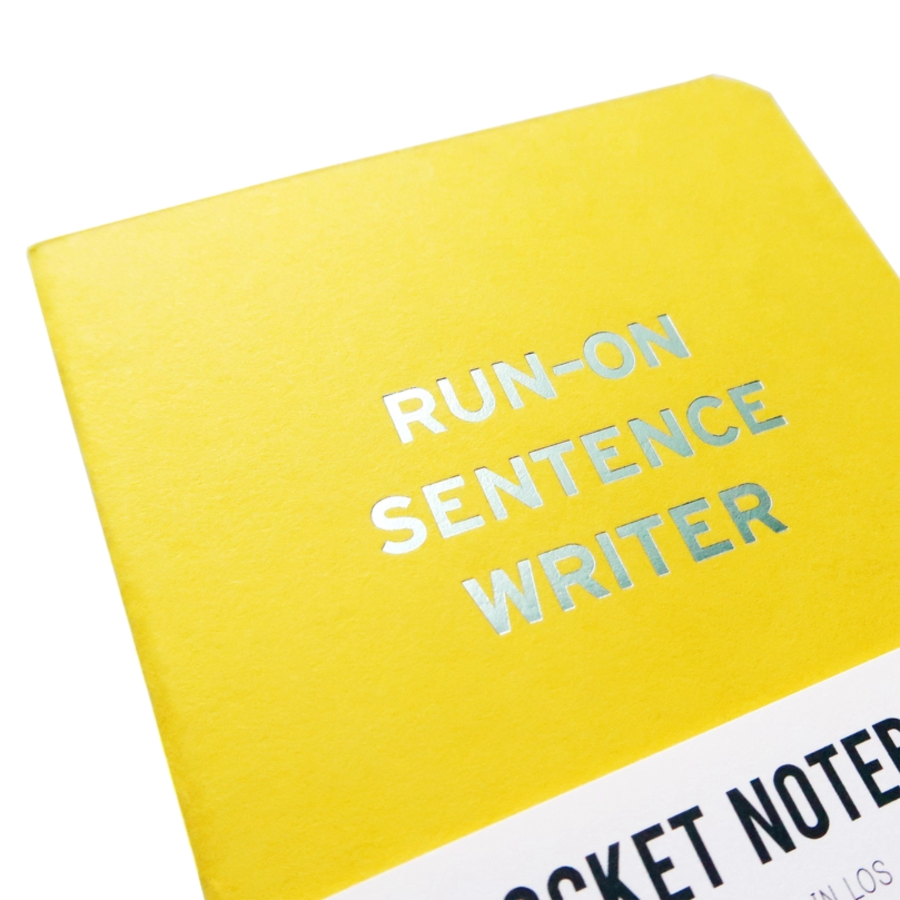 'RUN ON SENTENCE' POCKET NOTEBOOK by WORD FOR WORD